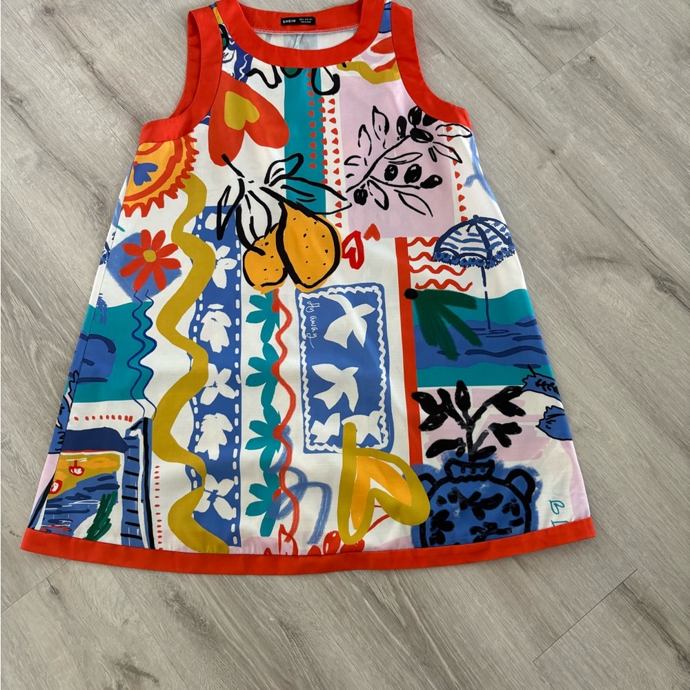 Desigual Multicolor Graphic Casual Dress
